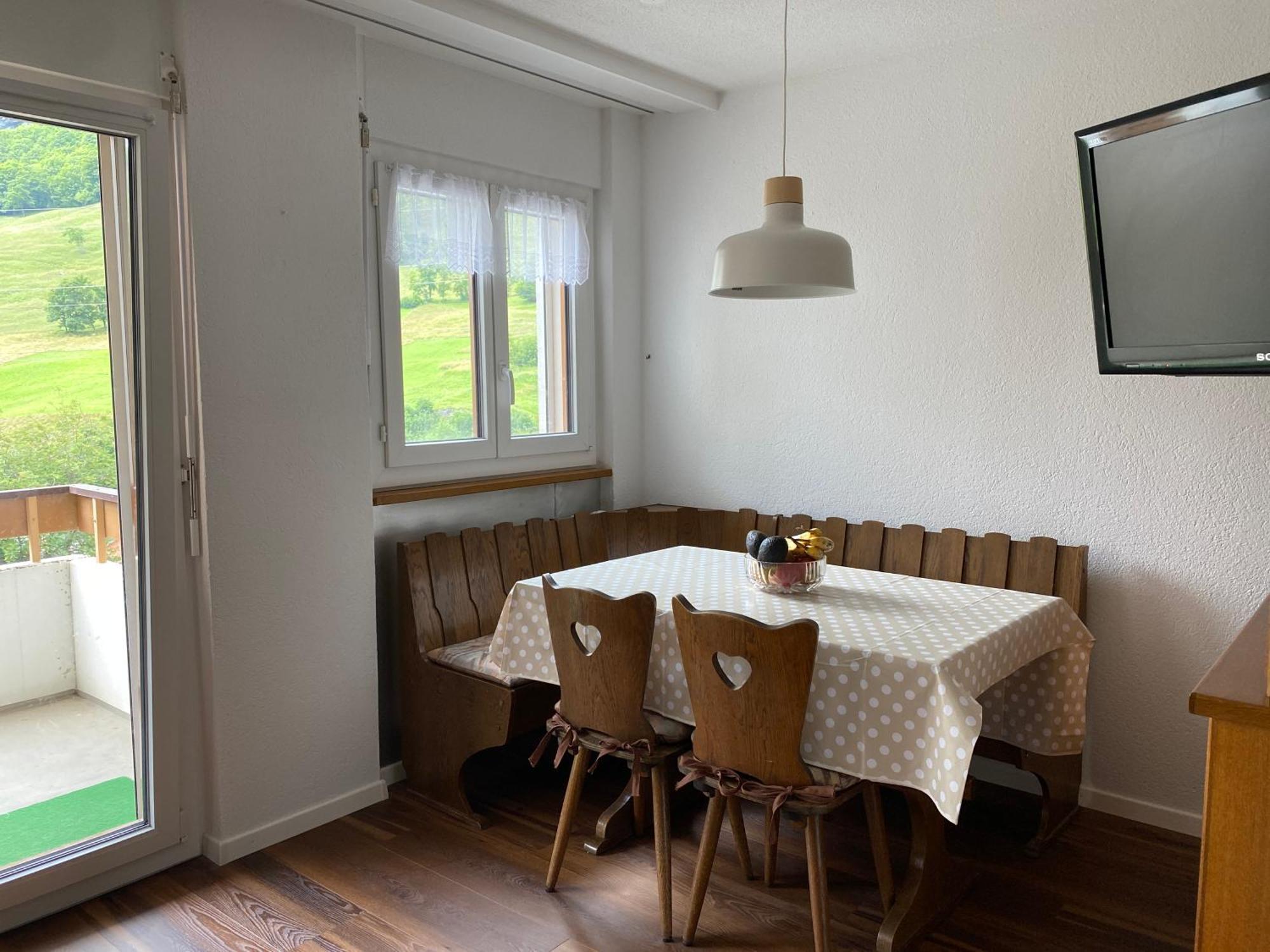 Ferienwohnung Alpen-Zauber Leukerbad Bagian luar foto